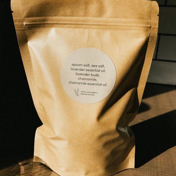 Sleepy Time Bath Salts (Lavender + Chamomile) - Picture 3 of 3